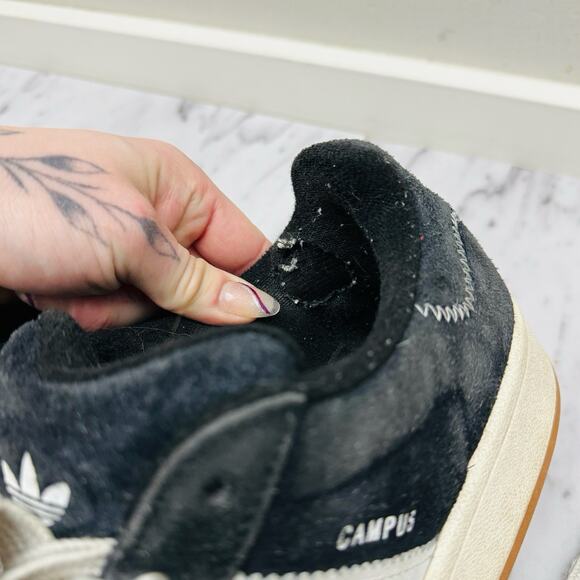 Adidas Campus 00s Black And White Sneaker Women’s Size 9 - Picture 11 of 13